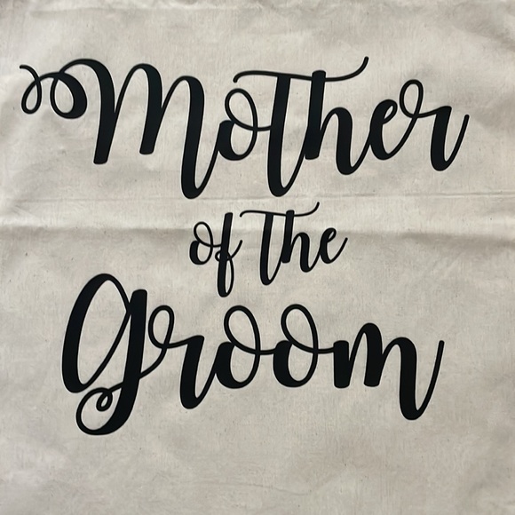 Mother of the Groom Canvas Tote Bag - Picture 2 of 2